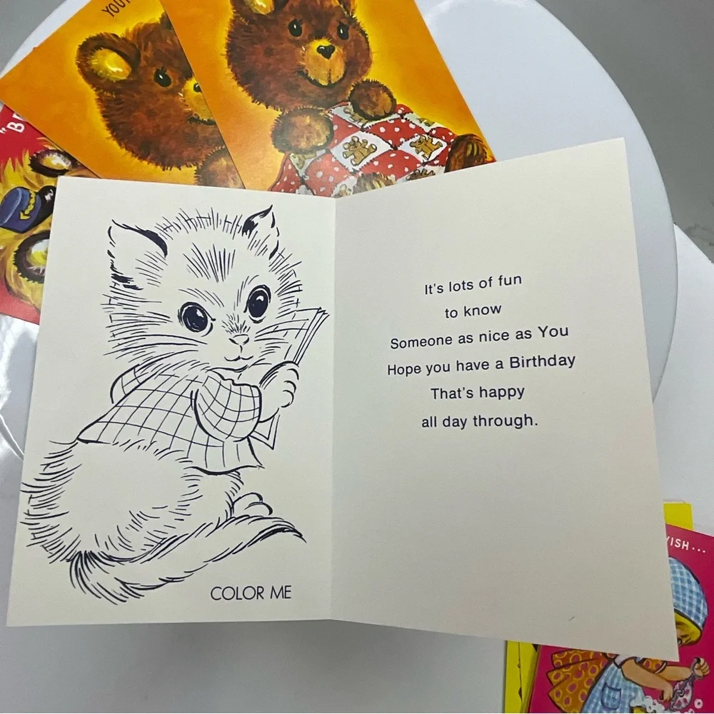 Vintage Greeting Cards Children’s set of 12 by Olympicard